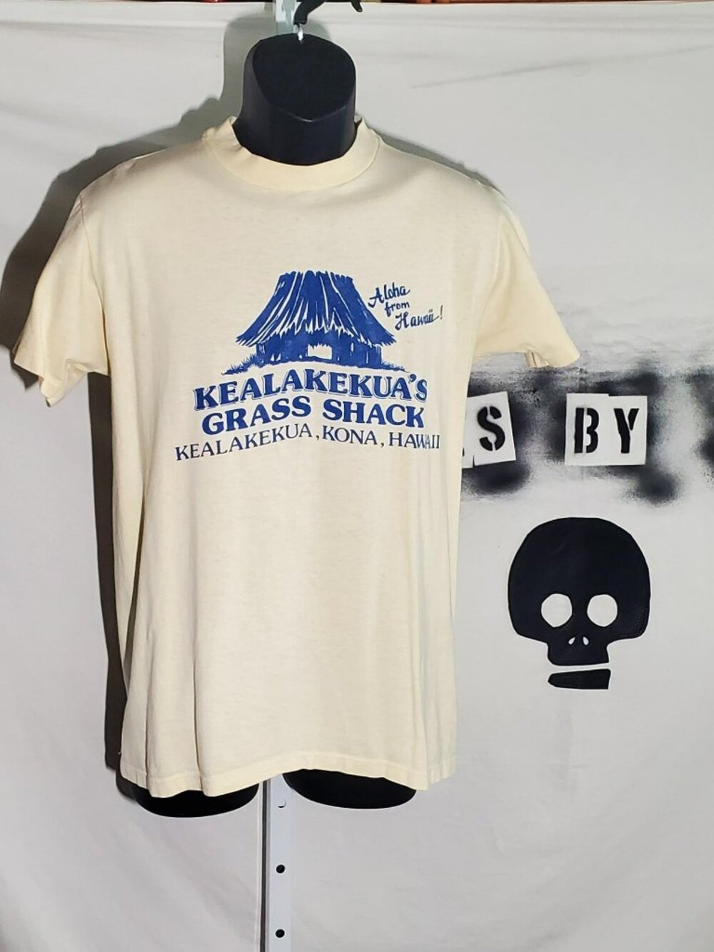 Stedman Vintage Kealakekua's Grass Shack T-shirt Sz M - Shipping Incl.